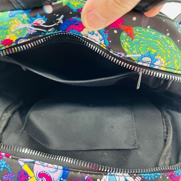 RICK AND MORTY BY BIOWORLD COLORFUL BACKPACK NWOT main image 9